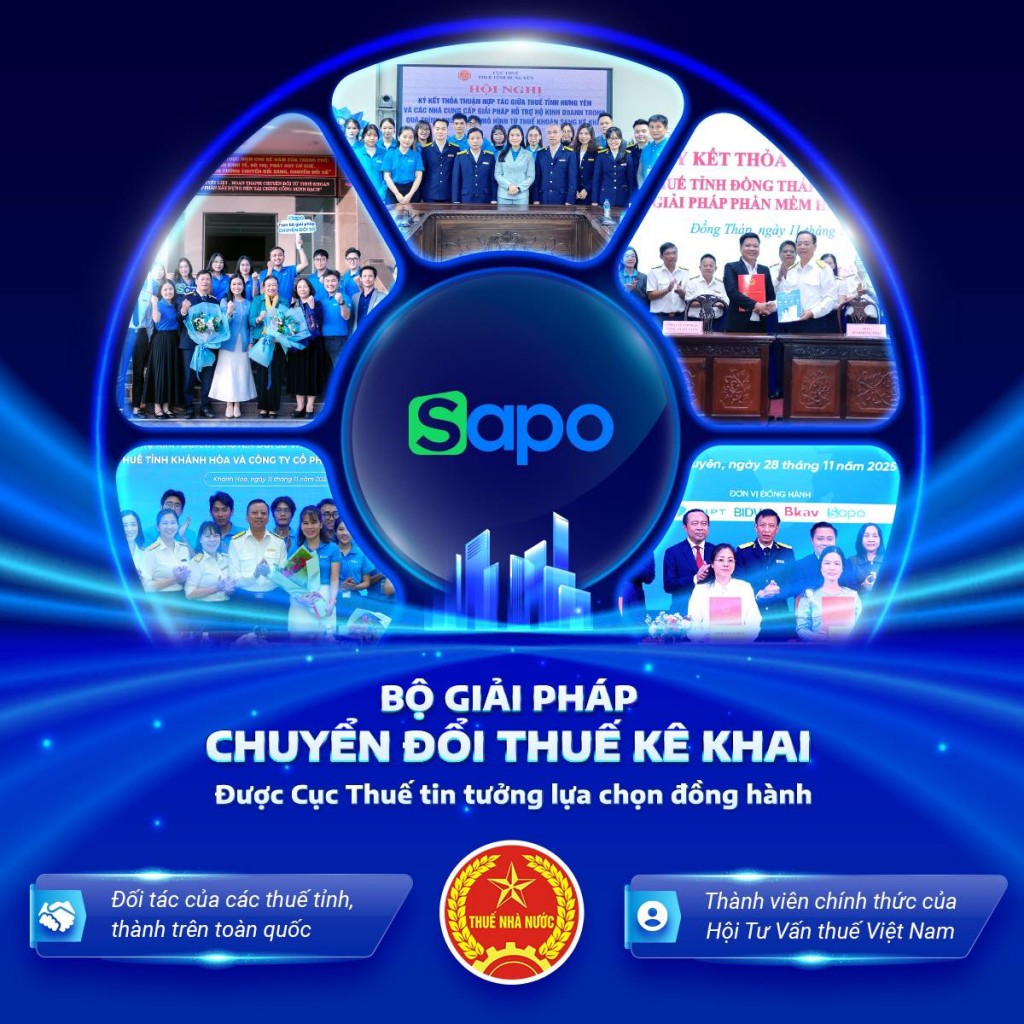 Sapo tung loạt giải pháp giúp hộ kinh doanh kê khai thuế theo quy định mới