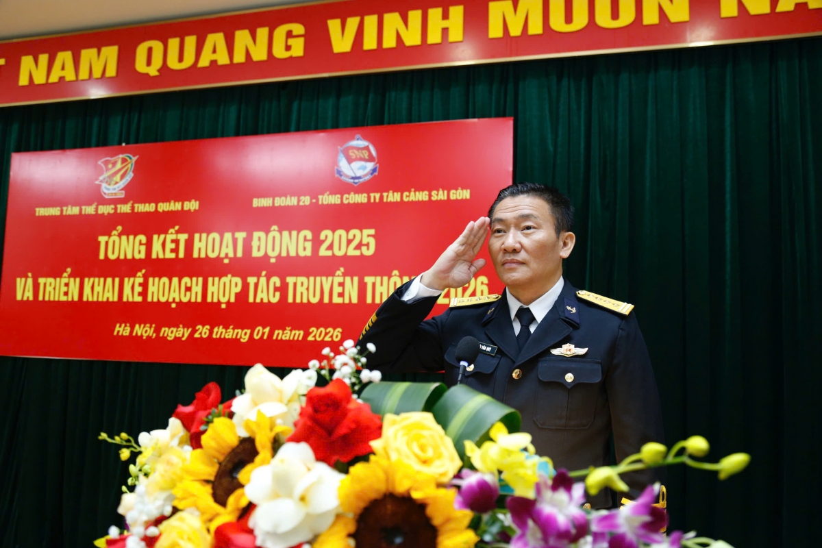 Tân Cảng Sài Gòn và Trung tâm Thể dục Thể thao Quân đội triển khai kế hoạch truyền thông 2026 cho đội bóng chuyền Thể Công - Tân Cảng