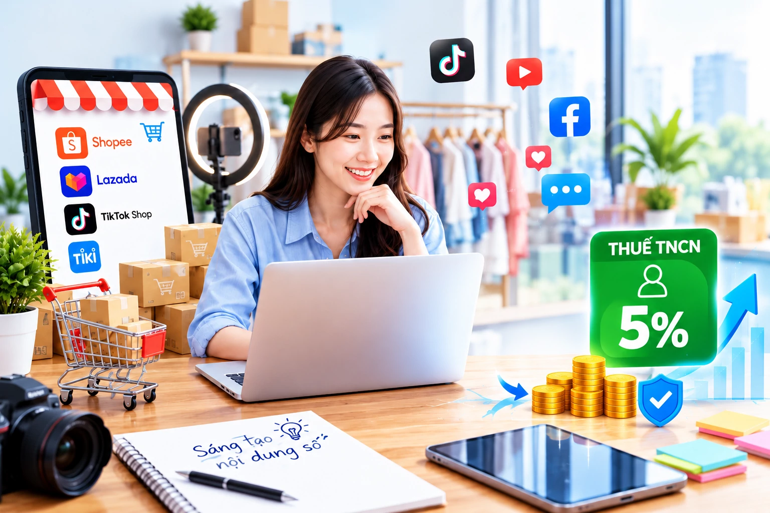 Người kinh doanh, chủ sàn TMĐT cần đối chiếu dữ liệu doanh thu để tránh sai sót về thuế